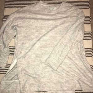 Side slit sweatshirt